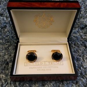 Black and Gold Cufflinks
